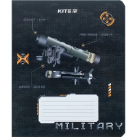 Зошит уч. "Kite" 12арк.# /K24-232-3/ "Мілітарі" гібр. лак + УФ лак (25/600)