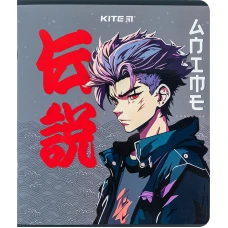 Зошит уч. "Kite" 24арк.# /K24-238/ "Kite Anime" софт тач + УФ лак (20/320)