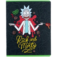 Зошит уч. "Kite" 24арк.== /RM24-239/ "Rick & Morty" софт тач + УФ лак (20/320)
