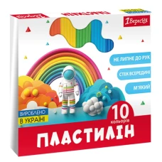 Пластилін 10 кол. 200г "1В" /540665/ "Classic" (1/14)