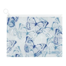 Папка-конверт на zip-блискавці А4 "BuroMAX" /BM.3948-02/ матов. пластик, ARABESKI, синій (1/12/240) Папка-конверт на zip-блискавці А4 "BuroMAX" /BM.3948-02/ матов. пластик, ARABESKI, синій (1/12/240)