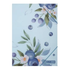 Папка на гумках А4 "BuroMAX" /BM.3908-17/ матов. пластик, ARABESKI, морська хвиля (1/12/180)