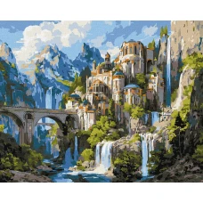 Картина за номерами "Ідейка" /KHO6476/ "Палац на вершині" 40*50см Картина за номерами "Ідейка" /KHO6476/ "Палац на вершині" 40*50см