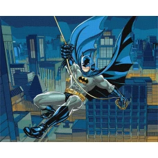 Картина по номерам "Идейка" /KHO5244/ WB "Batman: Зов тени" 40*50см