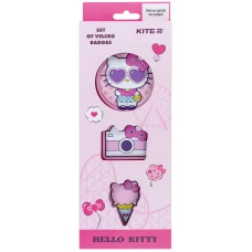 Набір нашивок "Kite" /HK24-3012-2/ на липучці, 3 шт., 3012-2 Hello Kitty (66889) (1/132)