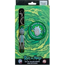 Набір нашивка та підвіска "Kite" /RM24-3010/ на липучці, 2 шт., 3010 Rick & Morty (66919) (1/176)