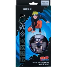 Набір нашивка та підвіска "Kite" /NR24-3010-1/ на липучці, 2 шт., 3010-1 Naruto Shippuden (66922) (1/176)