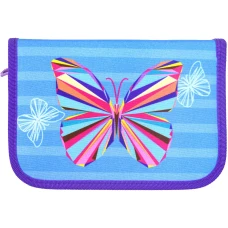 Пенал "TIGER" /PR18-B02E/ 1 відд., 2 відв., б/н., PrimE/ Col, Kaleidoscope/  (girls) (1/24)