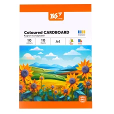Картон кольоровий А4/10арк "YES" /954895/ Orange Line односторонній 10кол*10арк (1/100) Картон кольоровий А4/10арк "YES" /954895/ Orange Line односторонній 10кол*10арк (1/100)