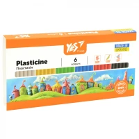 Пластилін 6 кол. 120г "Yes" /540686/ "Orange Line" (1/40)