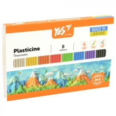 Пластилін 8 кол. 160г "Yes" /540687/ "Orange Line" (1/30)