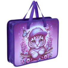 Папка-портфель на блискавці "JO" /DSCN4057_1/ "Tiger" 32*26*8см (1/12)