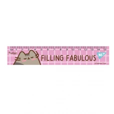 Лінійка 15см "YES" /370655/ "Pusheen"  (1/20/100)