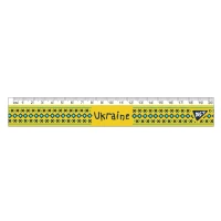 Лінійка 20см "YES" /370670/ "Ukraine"  (1/20/100)