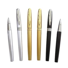 Ручка капиллярная "Baixin" /RP950(-1-2-3)/ металлическая, синяя, микс (12/600)