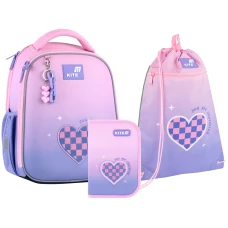 Набір "Kite" /SET_K26-555S-4/  рюкзак + пенал + сумка для взуття 555 Charming (1/4)