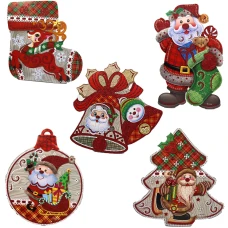 Підвіска "JO" /K2040/ "Новорічна" 36*22см (1/10)