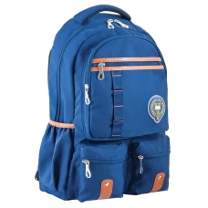 Рюкзак підлітковий "Yes" /553993/  OX 292, синій, 30*47*14.5  (1/20)
