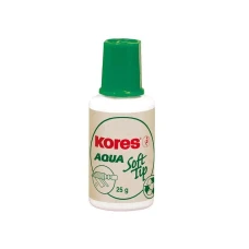 Коректор з пензликом 20мл  KORES "AGUA" SOFT TIP водний K69461 (м'яка щіточка)  (10)