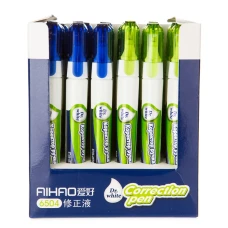 Коректор-ручка мет. "AIHAO" /AH6504/  9мл (24/144)