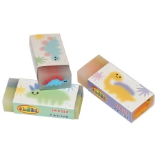 Гумка "CLASS" /4988C/ комбінов., Eco-PVC, Dino, в дисплеї, мікс (40)