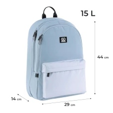 Рюкзак "GoPack" /GO25-140L-2/ Education Teens 140 сіро-блакитний (1/10)