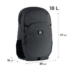 Рюкзак "GoPack" /GO25-185L-1/ Education Teens 185 темно-сірий (1/10)