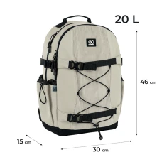 Рюкзак "GoPack" /GO25-186L-4/ Education Teens 186 бежевий (1/10)