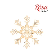 Заготовка "Rosa Talent" "Сніжинка 3" /185/ 4шт, фанера, 10см