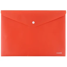 Папка на кнопці А4 "Axent" /1412-04-A/ "Earth Colors" кораловий (1/12/240)