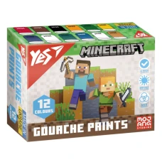 Гуаш "YES" 12 кол. 20 мл /230407/ "Minecraft" (1/12)