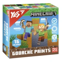 Гуаш "YES" 16 кол. 20 мл /230408/ "Minecraft" (1/12)
