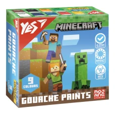 Гуаш "YES" 9 кол. 20 мл /230406/ "Minecraft" (1/18)