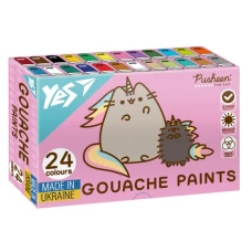 Гуаш "YES" 24 кол. 20 мл /230404/ "Pusheen" (1/6)