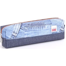 Пенал "Bourgeois" /KJ3223/ Blue 21*4.5*6см