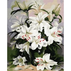 Алмазная мозаика "Go to art" /178834/ "Жемчужины красоты" 40*50см на подрамнике