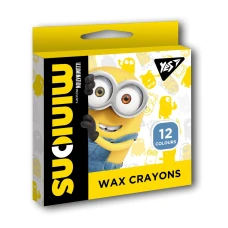 Олівці воскові 12 кол. "YES" /590140/ "Minions" (1/30/240)