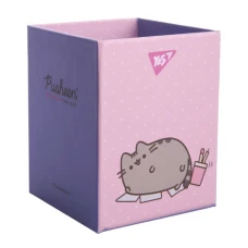 Стакан-підставка для ручок "YES" /708333/ "Pusheen", картон (1/48)