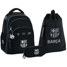 Набір "Kite" /SET_BC26-763M/  рюкзак + пенал + сумка для взуття 763M FC Barcelona (1/6)