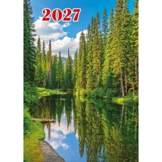 Календар кишеньковий 2027 "ЕУ" /К-27/ "Природа Карпат" 100*70мм (50) Календар кишеньковий 2027 "ЕУ" /К-27/ "Природа Карпат" 100*70мм (50)