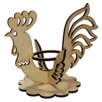 Заготовка "Пасха Подставка Курица на 1 яйцо", / В-0300 /, фанеры., 10 * 11см
