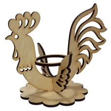 Заготовка "Пасха Подставка Курица на 1 яйцо", / В-0300 /, фанеры., 10 * 11см