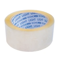 Скотч пакувальний "Economix Light" /E47815/ 45мм*100яр (40мкм) прозорий (1/36)
