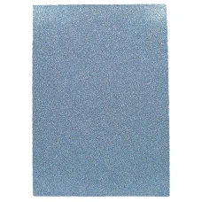 Флексика(фоаміран) "JO" /17GLA4-071/ EVA 1,7mm A4 GLITTER "Блакитний" 10шт/уп (1/96)