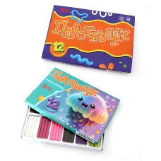 Пластилін восковий "Little Artist" 12 кол. 240г /832538/ зі стеком (1/6/72)