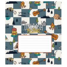 Зошит уч. "Genius" 12арк. == /3585L/ "Хоббі і стиль життя" виб.УФ-лак (нейт) (30/300)