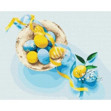 Картина за номерами "Brushme" /BS53104/ "Український Великдень" 40*50см