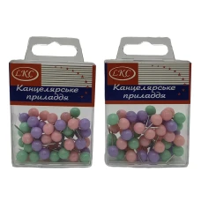 Кнопка-Цвях декор /2505/ "Куля 0,8см" кор.пласт, 50шт  (1/12)