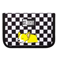 Пенал "ST.RIGHT" /PC03/ 1 отд, 2 отворота, STRIGHT SLEEPY CORG 664380, 20,5*14*3,5 см