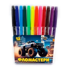 Фломастери "JO" 12 кол. /828-12C/ "BigFoot" ПВХ (1/12/240)